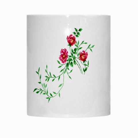 Flowers White Mug from DESIGN GIFT SHOP Center